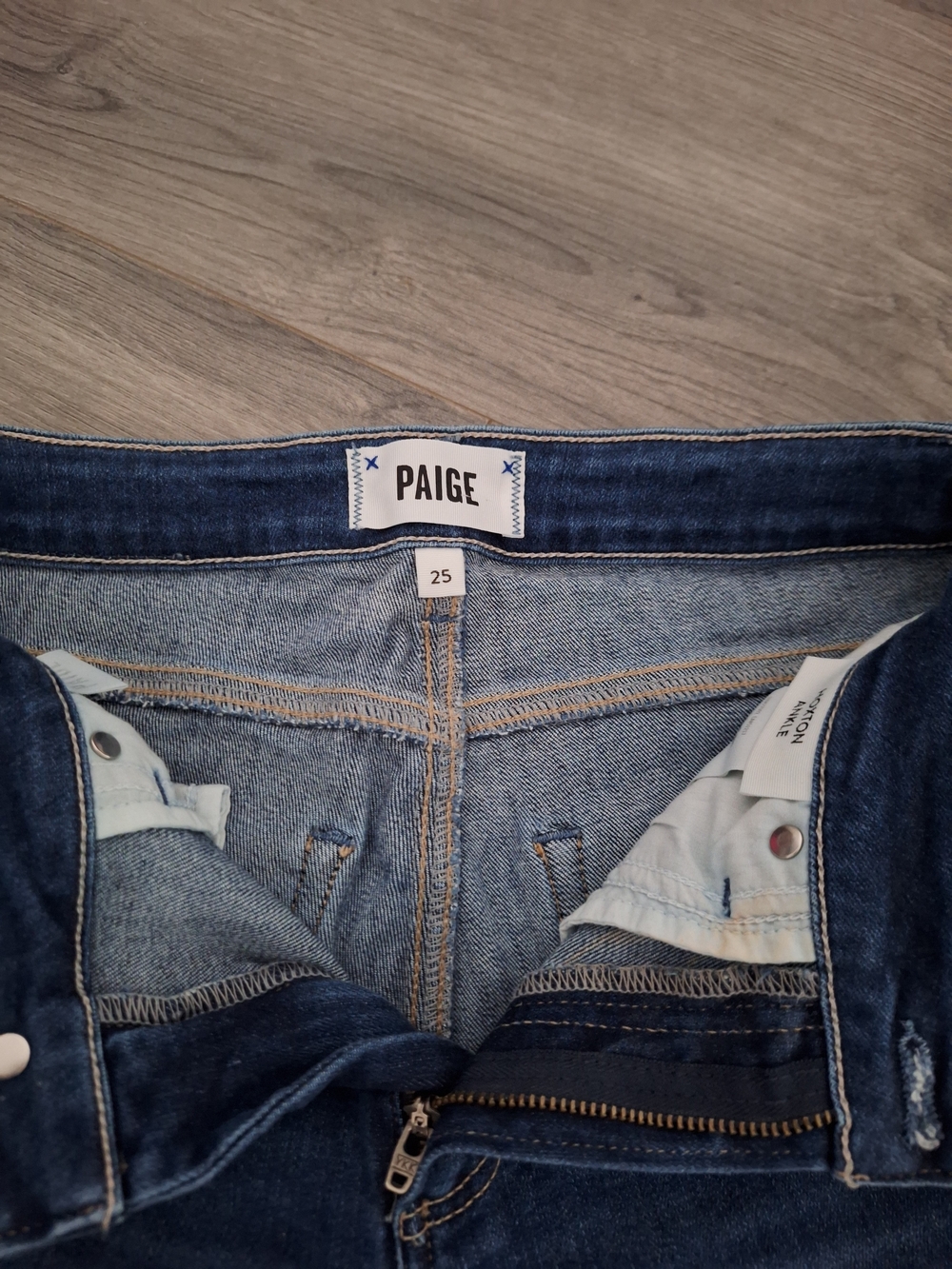 Paige Hoxton Ankle High Rise Skinny Jeans Size 25 Anthropologie - Picture 8 of 16